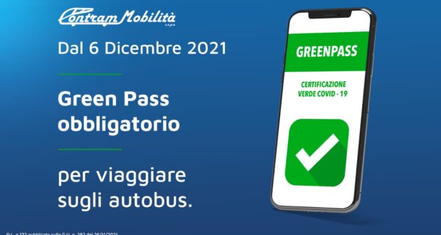 Green pass obbligatorio sui mezzi di trasporto pubblici