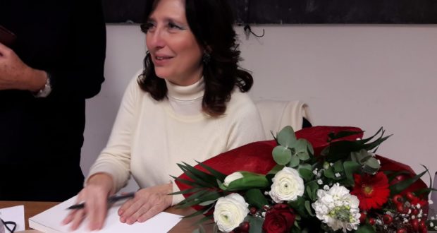 La scrittrice Lucia Tancredi all'Uteam