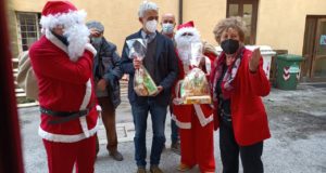 La presidente Teresa Traversa durante le festività natalizie