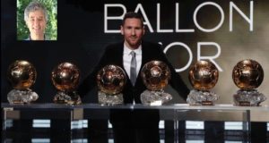 Il più volte "Pallone d'oro" Leo Messi e, nel riquadro, Gabriele Cipolletta