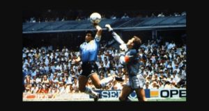 Il gol di mano di Maradona