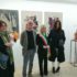 I tre artisti assieme al sindaco Rosa Piermattei