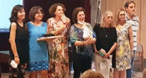 Il momento dei saluti a chi andrà in pensione