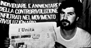 Roberto Peci durante la prigionia