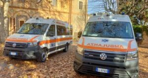 Le due nuove ambulanze