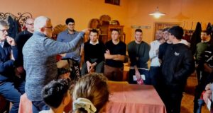 La conviviale dei ragazzi del basket
