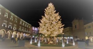 L'albero di Natale in piazza