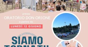 La locandina della riapertura dell'oratorio