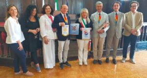 Il saluto del sindaco Rosa Piermattei agli ospiti del Rotary