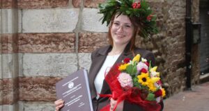 La neodottoressa Federica Tiburzi