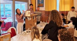 Pranzo di Natale: i doni a capitan Cruciani