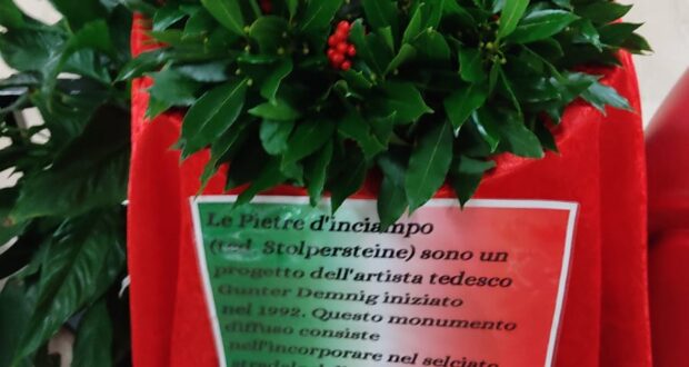 La "Pietra d'inciampo" ora alle Medie