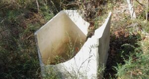 Il serbatoio rinvenuto a San Severino