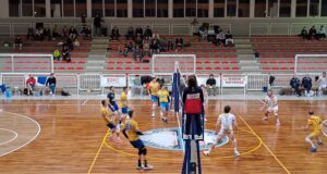 Un momento della sfida contro Ravenna