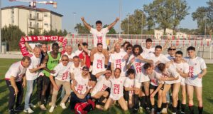 La squadra festeggia il salto di categoria