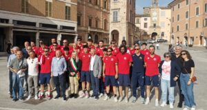 Settempeda in piazza con il sindaco e l'assessore allo Sport