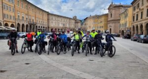 Alcuni dei partecipanti in Piazza del Popolo