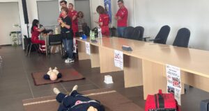 Un momento dell'incontro nell'aula magna dell'Itts "Divini"