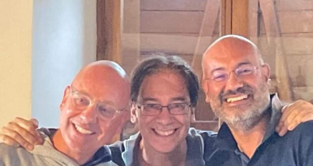 Da sinistra Edoardo, Alessandro e Federico