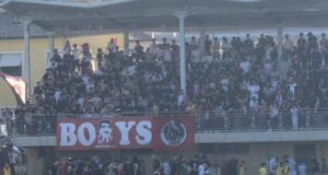 I Boys in gradinata allo stadio comunale "Soverchia"