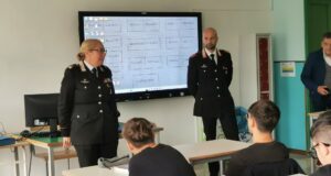 L'incontro con i rappresentanti dell'Arma dei Carabinieri