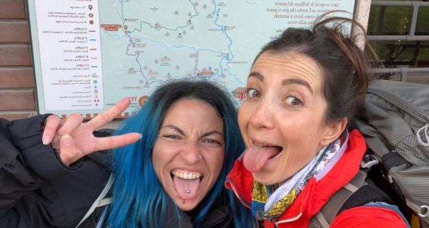 Giulia e Stefania a San Severino