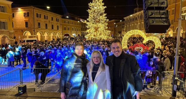 Un'immagine dello scorso Capodanno in piazza