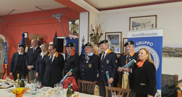 Un momento della conviviale al "Due Torri"