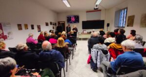 Sala conferenze dell'Uteam gremita per l'incontro sulla musica sacra