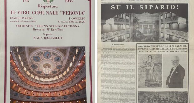 La locandina di 40 anni fa e lo "speciale" sull'inaugurazione