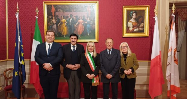 Delegazione ricevuta in municipio