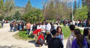 Prova di evacuazione al "Tacchi Venturi"
