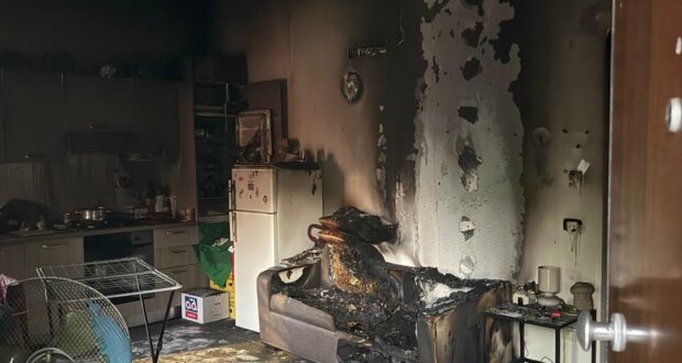 Incendio in una delle Sae