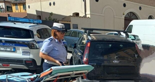 L'intervento della Polizia locale