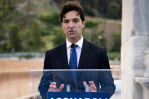 Il presidente Francesco Acquaroli