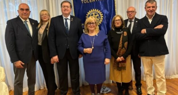 La cena del Rotary a Villa Berta