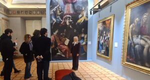 La Rai all'interno della Galleria d'Arte moderna