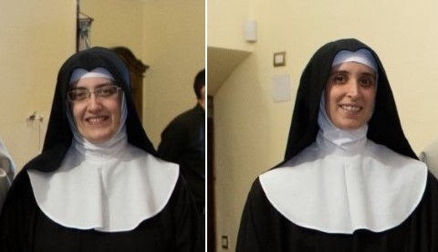 Le clarisse sr. Maria Chiara e sr. Chiara Jenny
