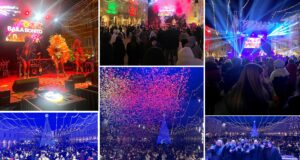 Immagini della notte di Capodanno
