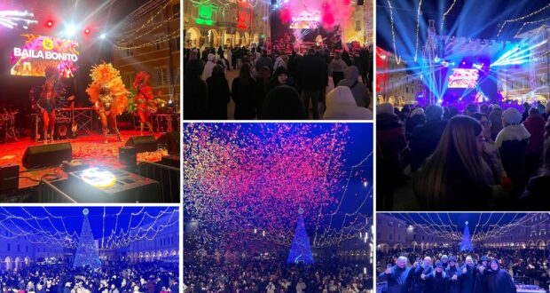 Immagini della notte di Capodanno