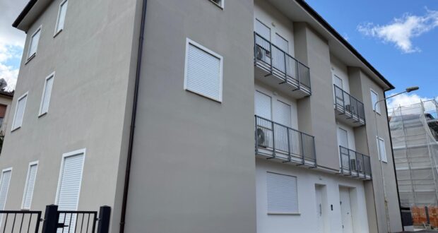 Terremoto: torna agibile un intero condominio in via Raffaello Sanzio