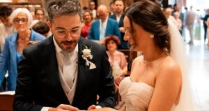 David e Giulia uniti in matrimonio
