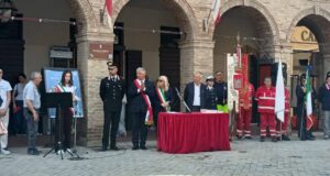 L'intervento della baby sindaco Viola Rosoni