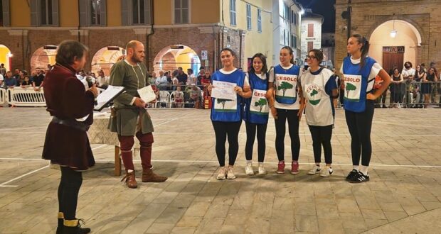 Un momento della serata dei giochi