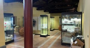 Un angolo del museo fotografato sabato scorso