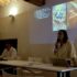 Michela Sacchi in una recente conferenza a San Severino
