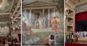 La prima serata di visite al Feronia