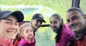 Doraluce e Fiamma con i loro familiari