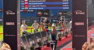 Edoardo Grillo all'arrivo