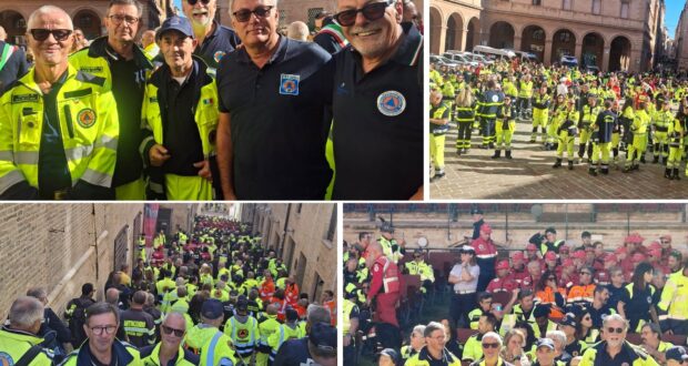 I volontari del Gruppo comunale di San Severino alla manifestazione di Macerata